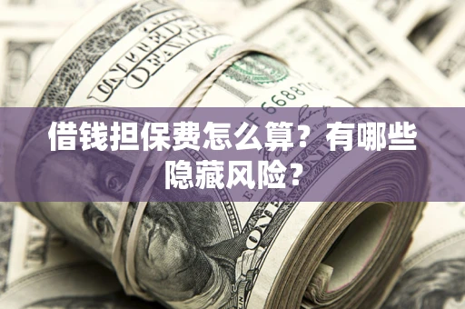 济南借钱担保费怎么算？有哪些隐藏风险？
