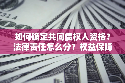济南如何确定共同债权人资格？法律责任怎么分？权益保障技巧揭秘！