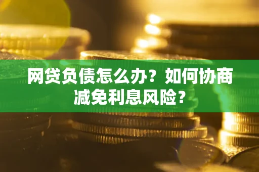 济南网贷负债怎么办？如何协商减免利息风险？