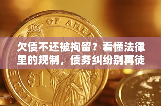 济南欠债不还被拘留？看懂法律里的规制，债务纠纷别再徒劳奔波