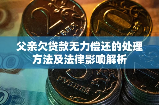 济南父亲欠贷款无力偿还的处理方法及法律影响解析
