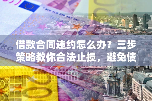 济南借款合同违约怎么办？三步策略教你合法止损，避免债务危机升级