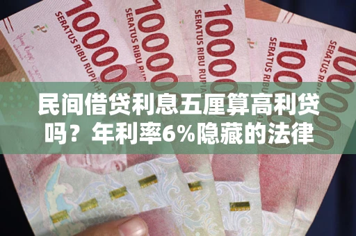 济南民间借贷利息五厘算高利贷吗？年利率6%隐藏的法律风险全解析